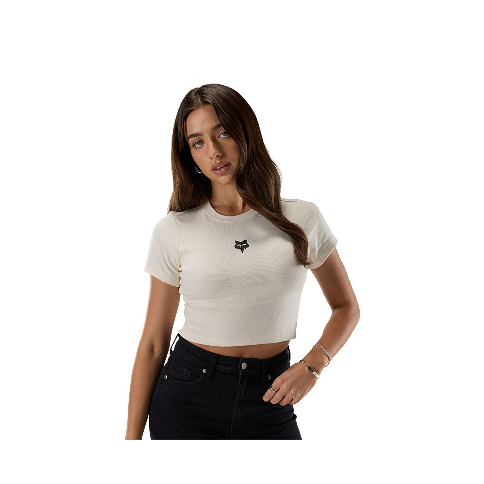 FOX Women Fox Head Rib Baby T-Shirt