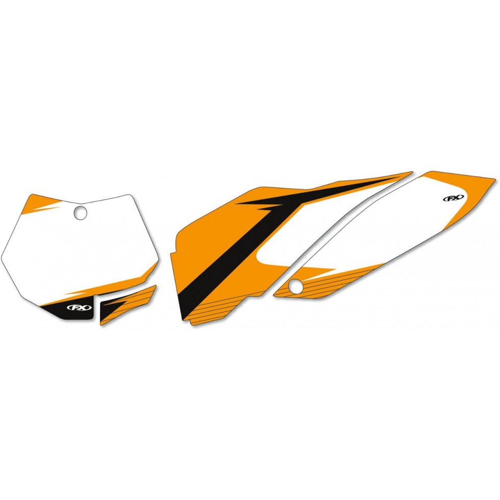 Factory Effex Pre-Cut Graphic Number Plate Kits