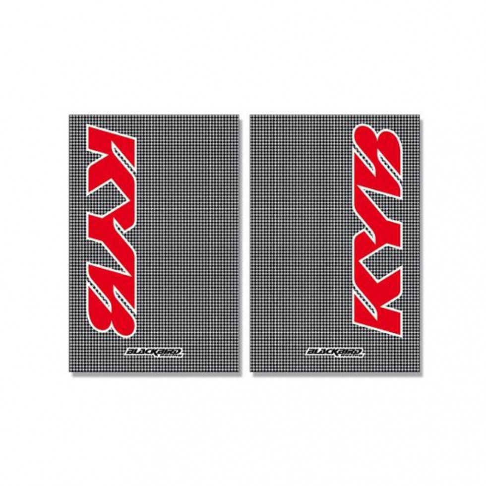 Black Bird Fork Stickers 2Pk