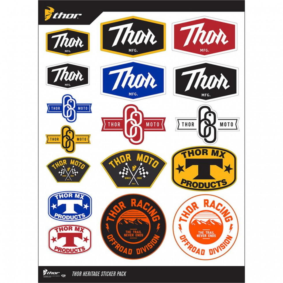 Thor Heritage S15 Decal Sheet
