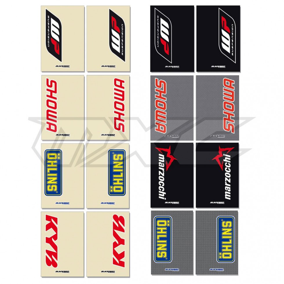 Black Bird Fork Stickers 2Pk