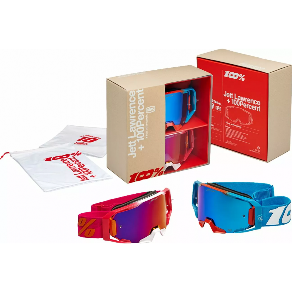 100% ARmatic Jett Lawrence Limited Edition Goggle Pack