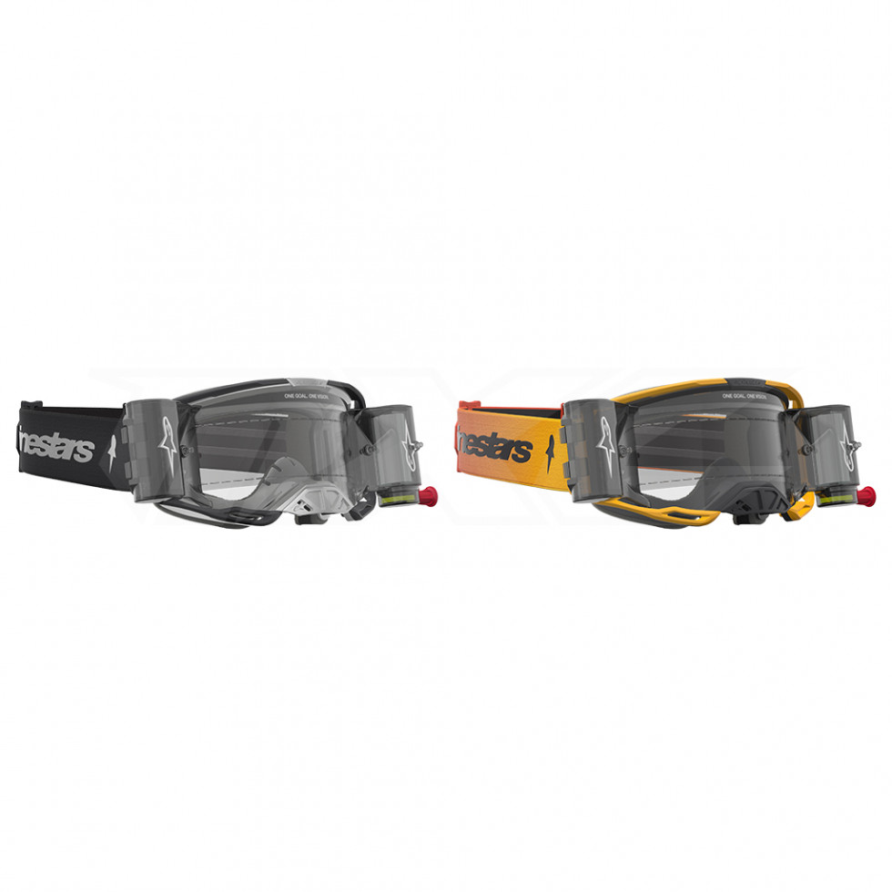Alpinestars Vision 8 Amber Roll Off Goggle - Spark