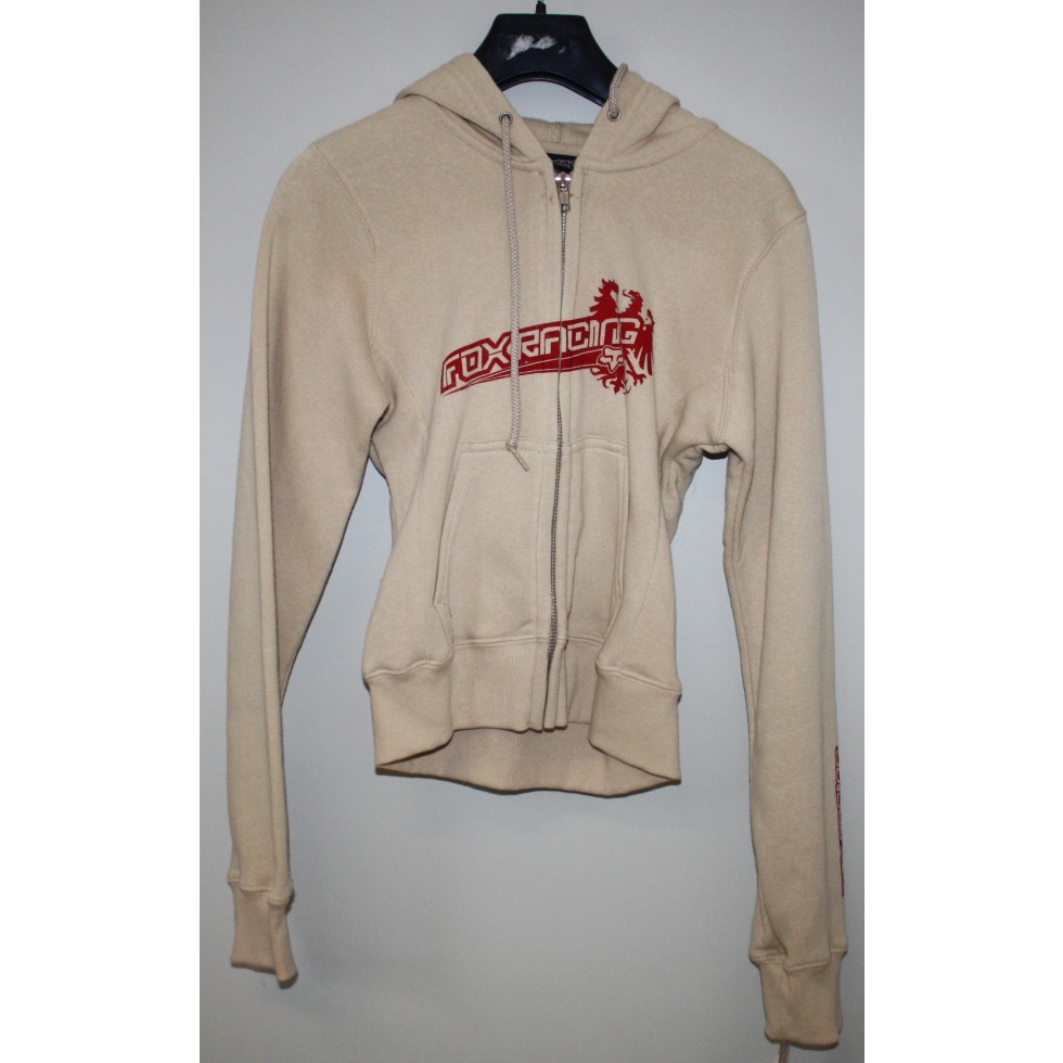 Girls Regal Zip Hoody Khaki XS