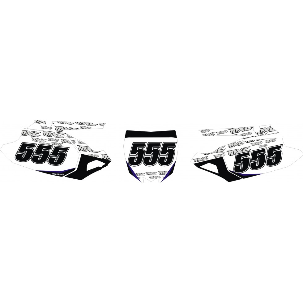 MXC Graphic Backgrounds Startnummerntafeln YZF450 10-13