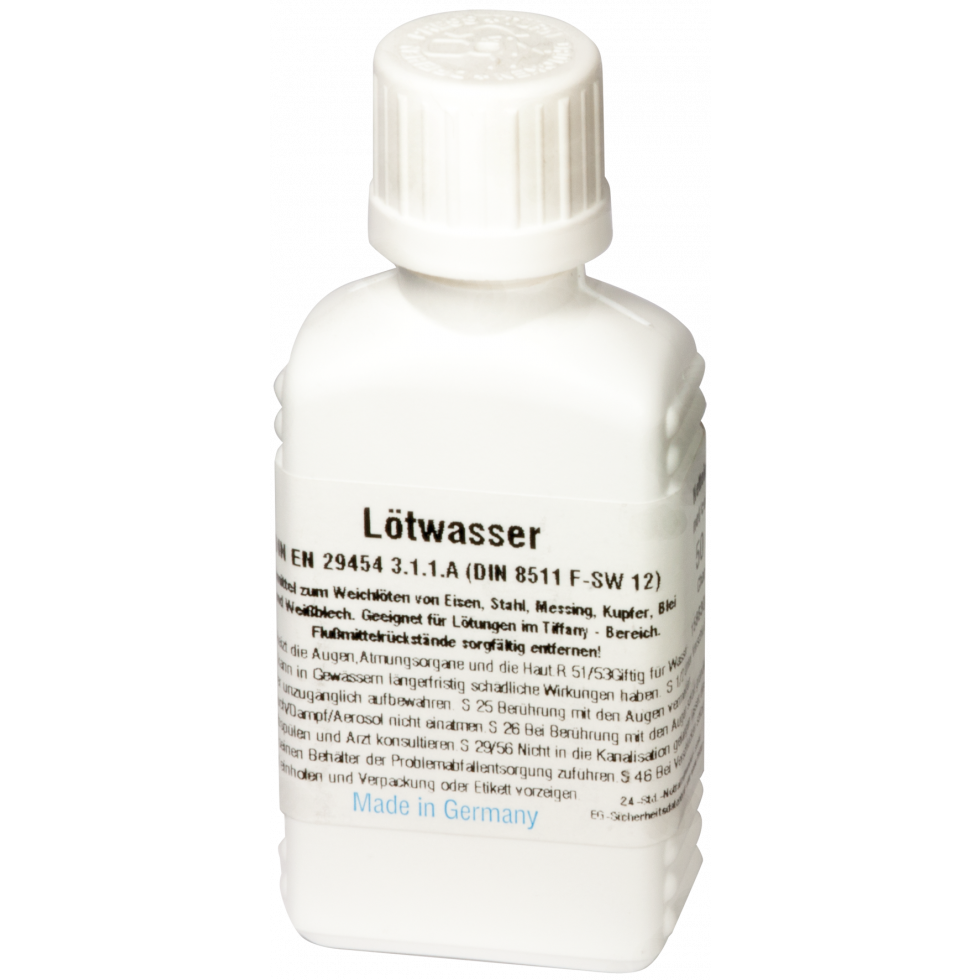 SW-Stahl Lötwasser in Kunststfofflasche