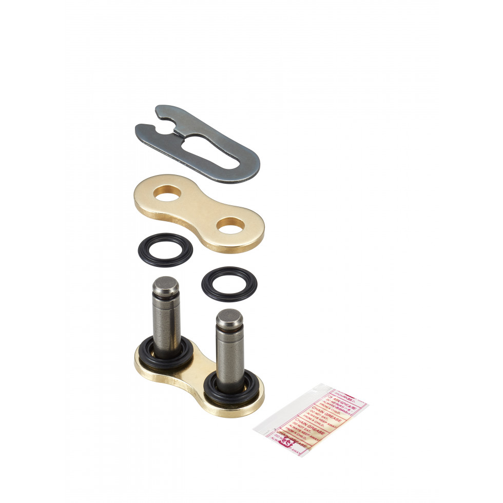 DID 520 VX3 Clipschloss gold black