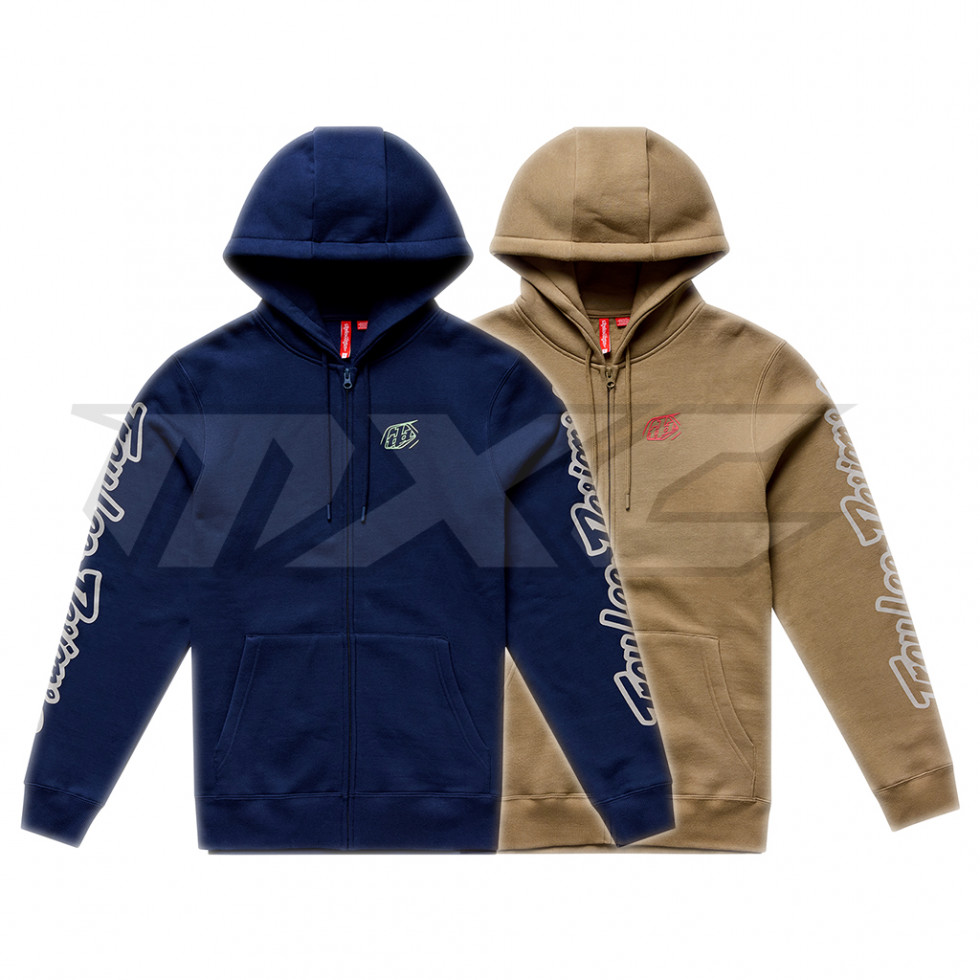 Troy Lee Desings Badge Zip Up Hoodie