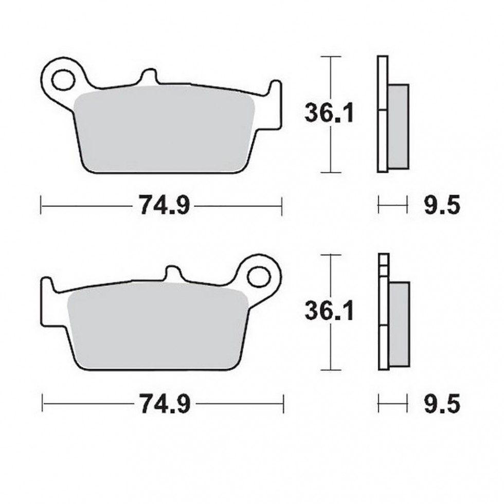 MotoMaster Brake Pad