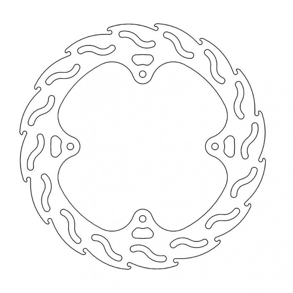 MotoMaster Brake Disc Flame