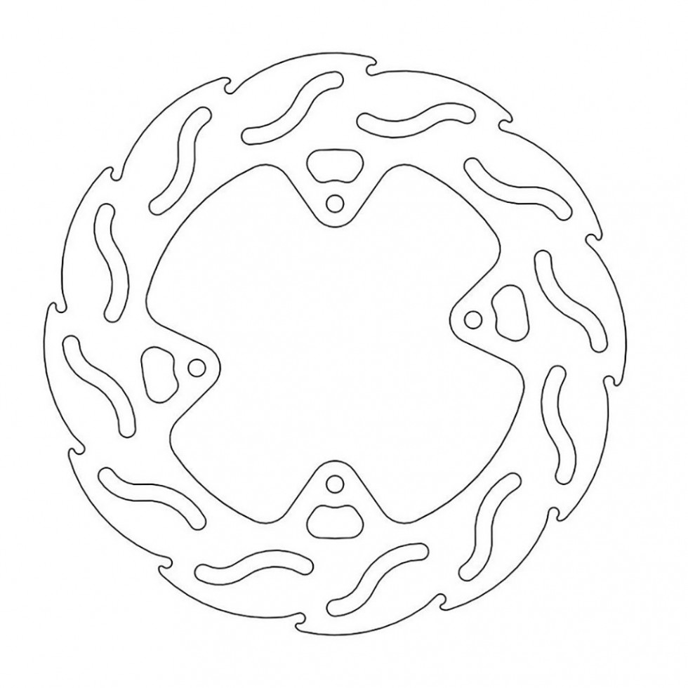 MotoMaster Brake Disc Flame