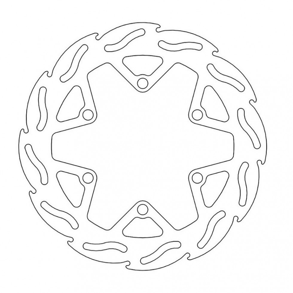 MotoMaster Brake Disc Flame