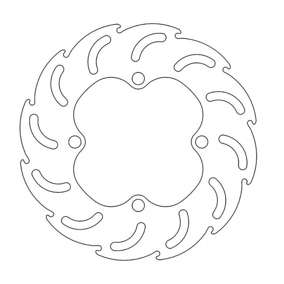 MotoMaster Brake Disc Flame