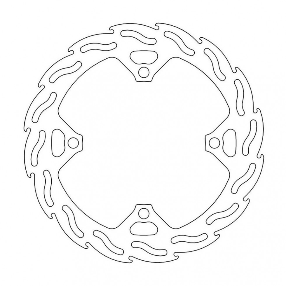 MotoMaster Brake Disc Flame