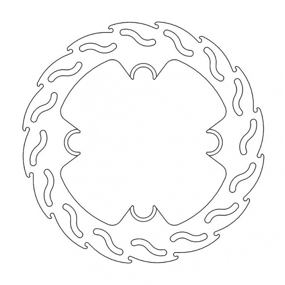 MotoMaster Brake Disc Flame