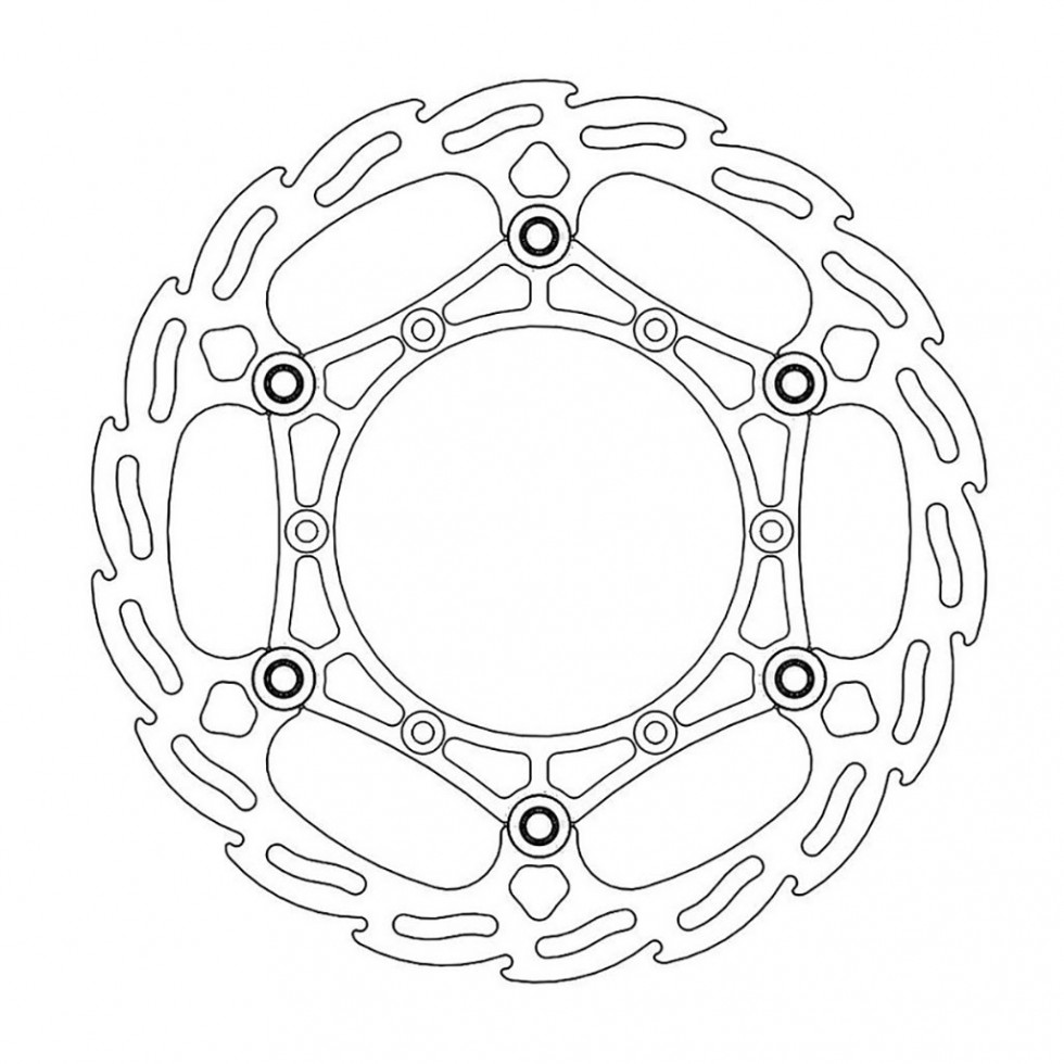 MotoMaster Brake Disc Front Oversize Flame