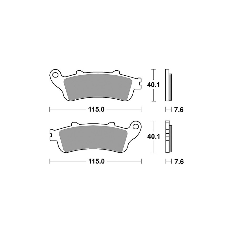 Braking Bremsbeläge SM1 CBR, Vulcan, VFR, ST, NT, GL