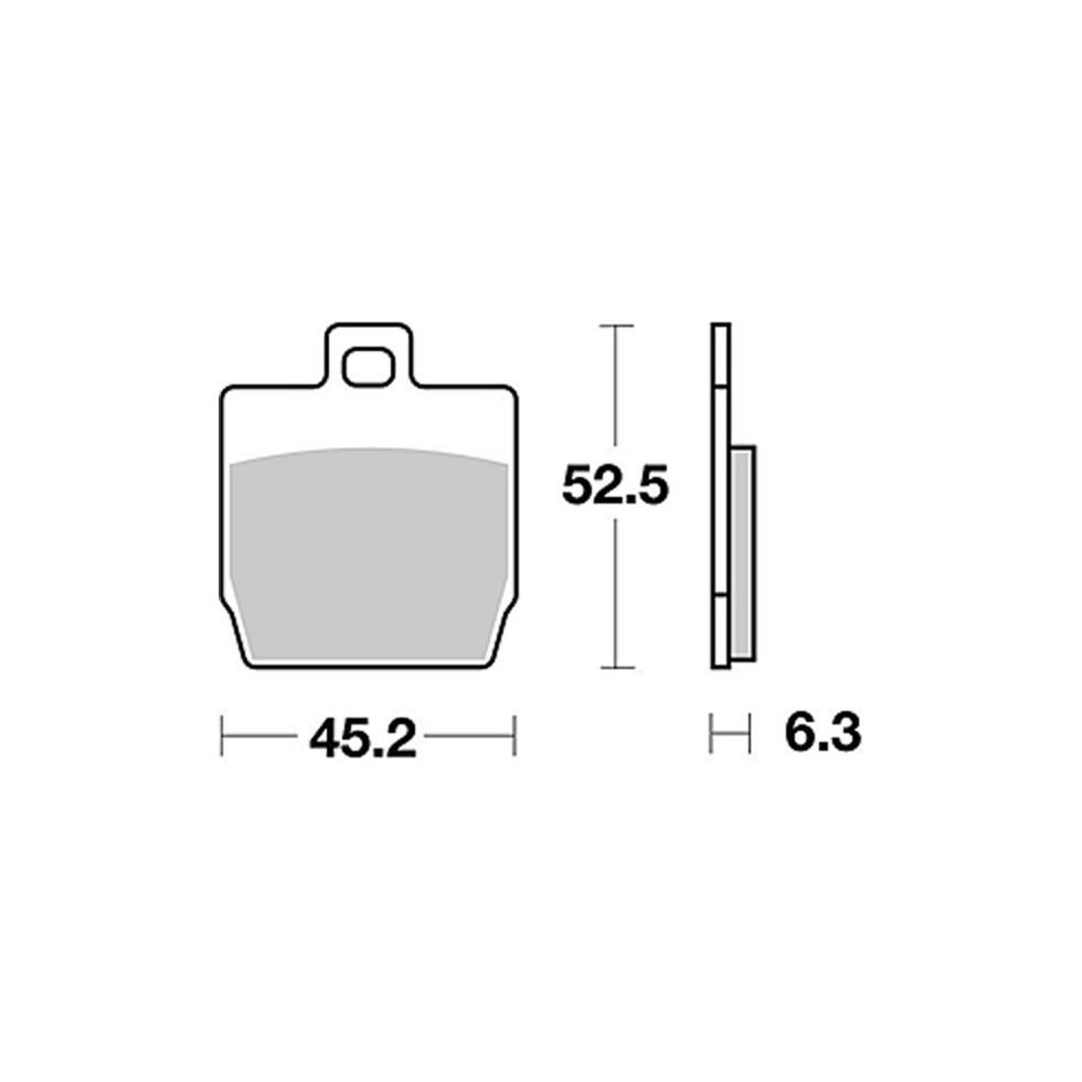 Braking Bremsbeläge SM1 Aerox YQ50 NS50