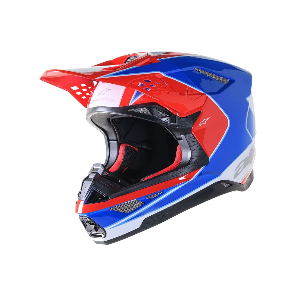 Alpinestars 2024 SM-5 Action 2 Helmet - Ece 22.06 - Black/White/Red