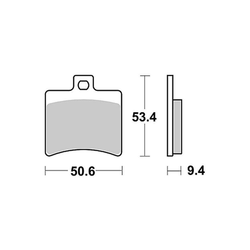 Braking Bremsbeläge SM1 RS125, SR50, Scarabeo, Urban