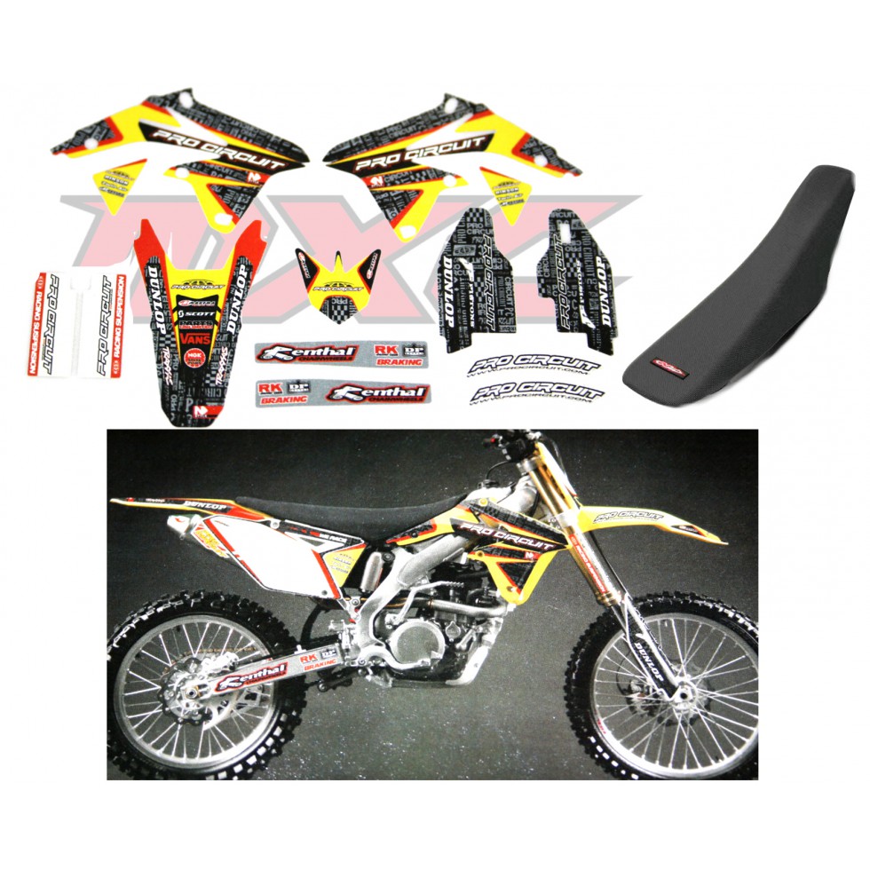 Pro Circuit N-Style Dekor Suzuki RMZ250 10-12 RMZ250 10-18
