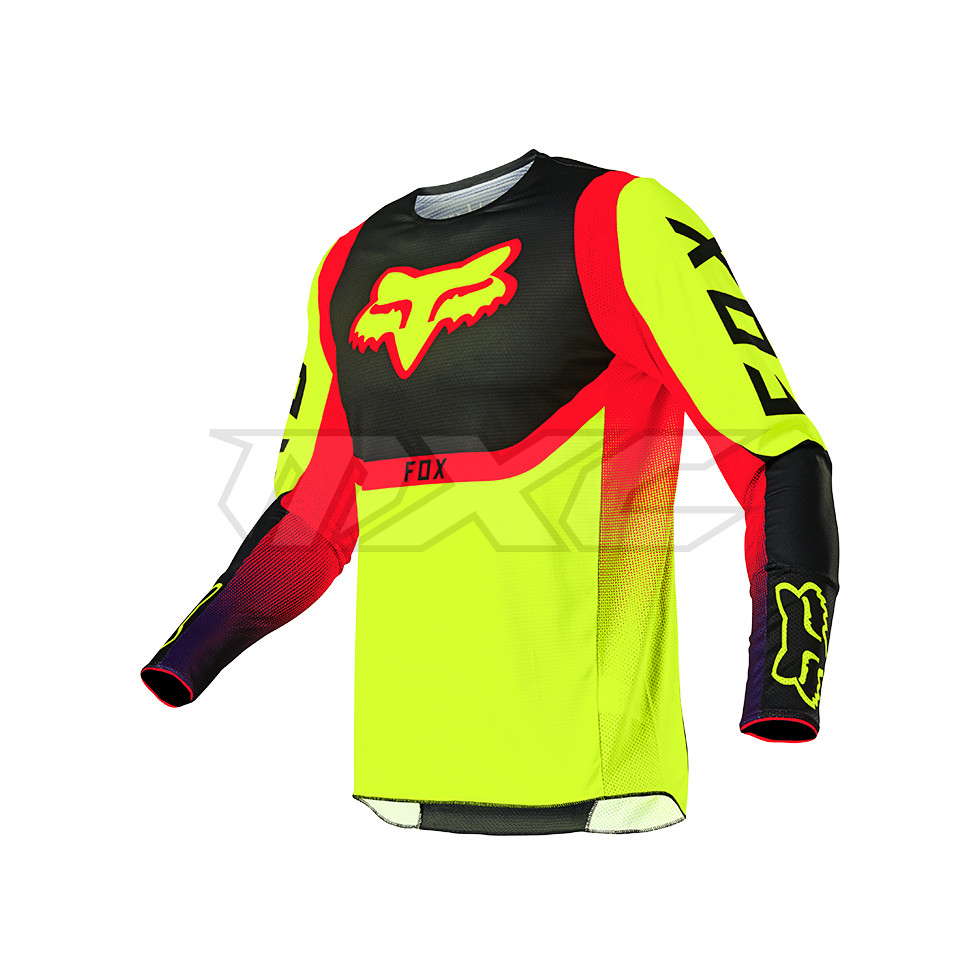 FOX Youth 360 Voke Jersey fluo yellow YXL
