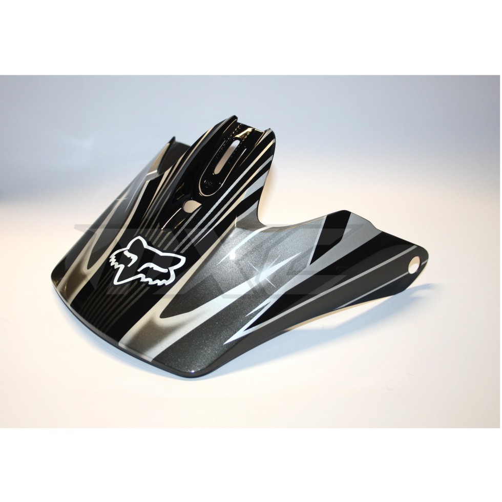 FOX Pilot Helmet Visor Helmschild black white