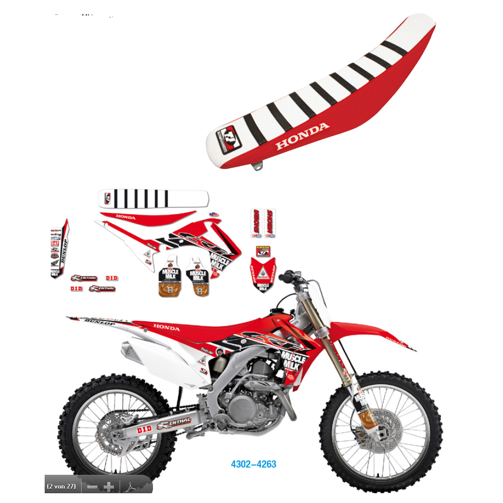 Black Bird Replica Team Graphic Kit + Seat Cover