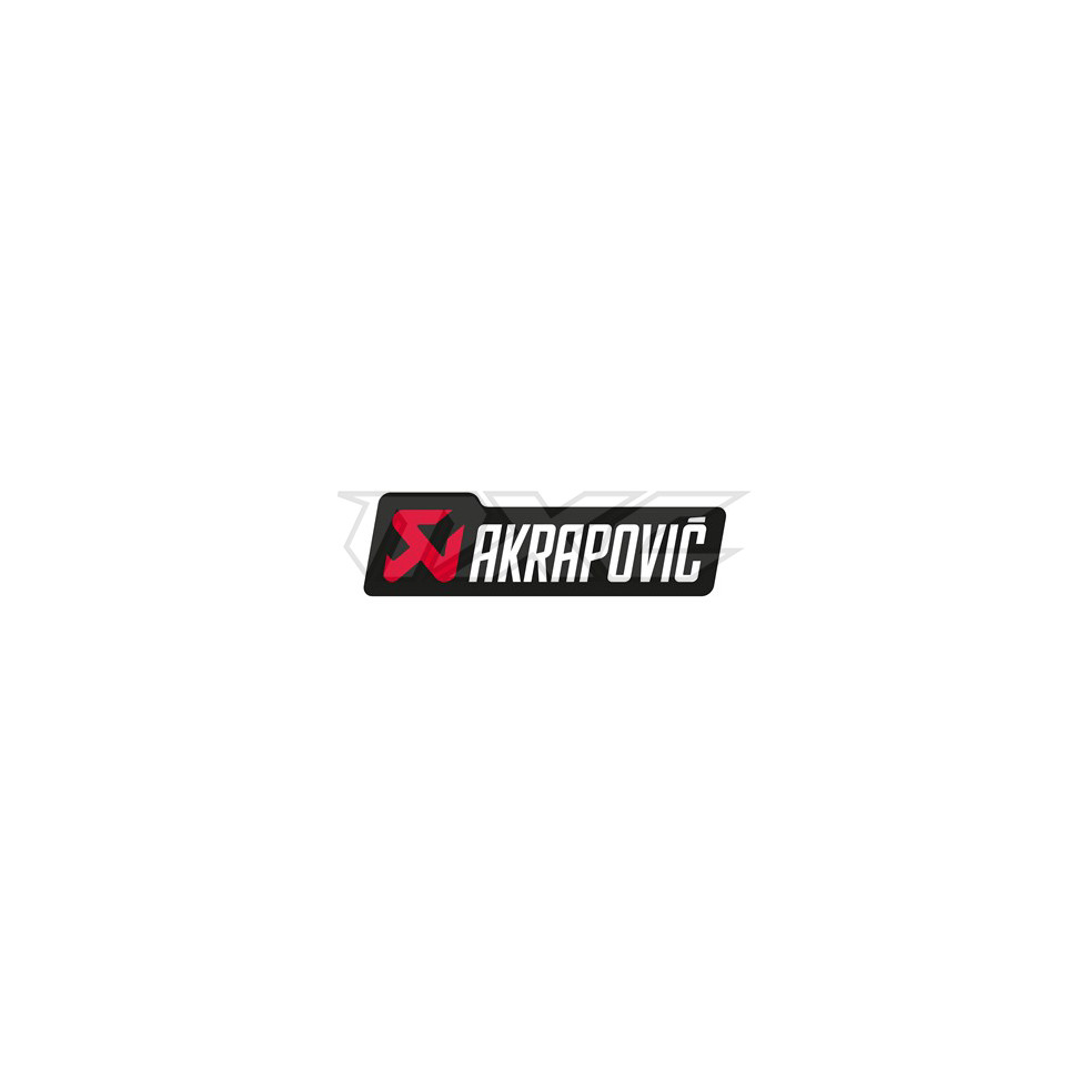 Akrapovic Aufkleber 10x3cm