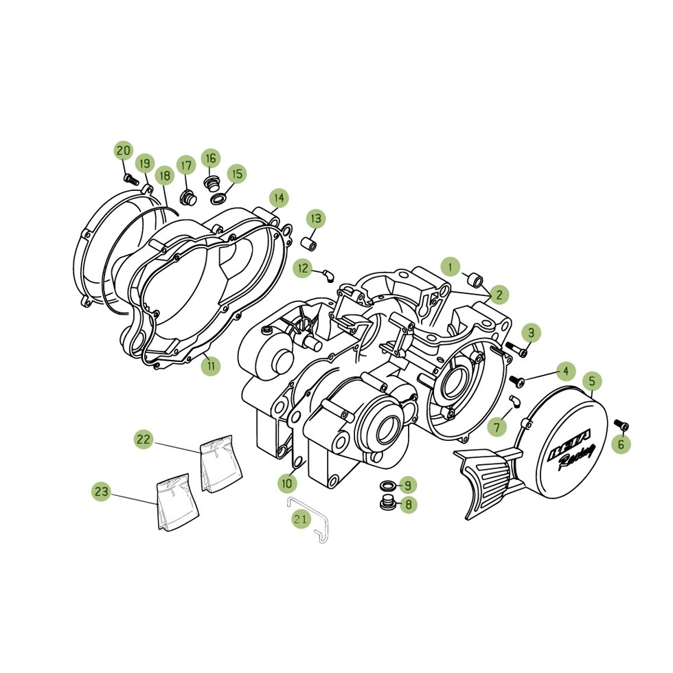 Beta EVO300 Factory 12 Motorgehäuse