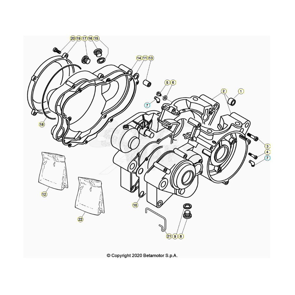 Beta EVO300 SS 24 Motorgehäuse