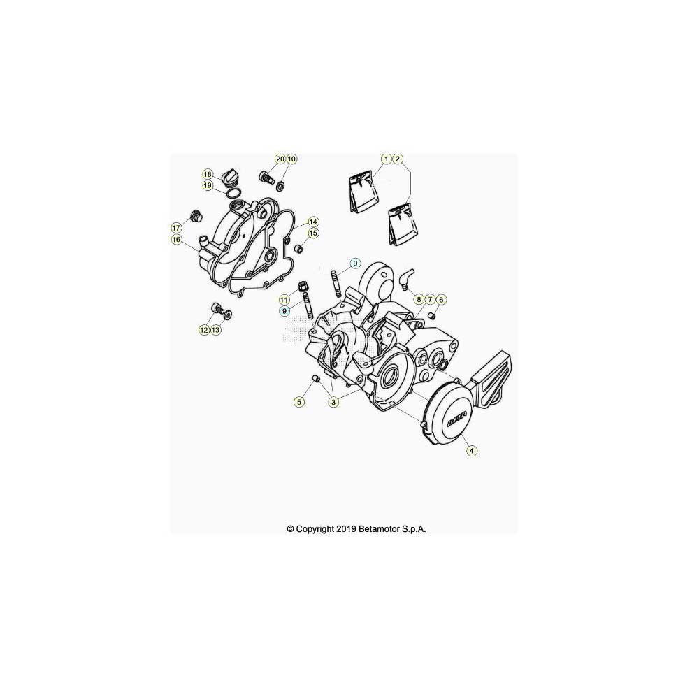 Beta EVO80 Senior 22 Motorgehäuse