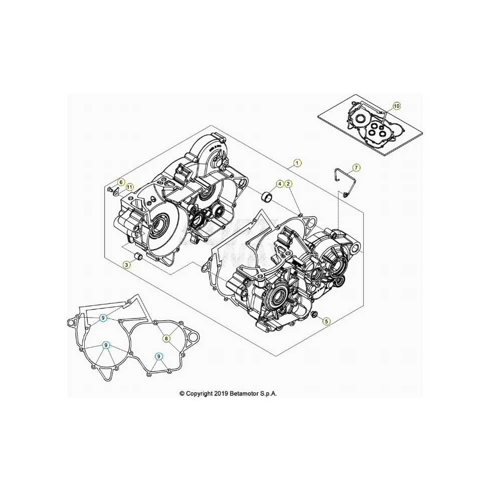 Beta RR300RC 26 Motorgehäuse 1