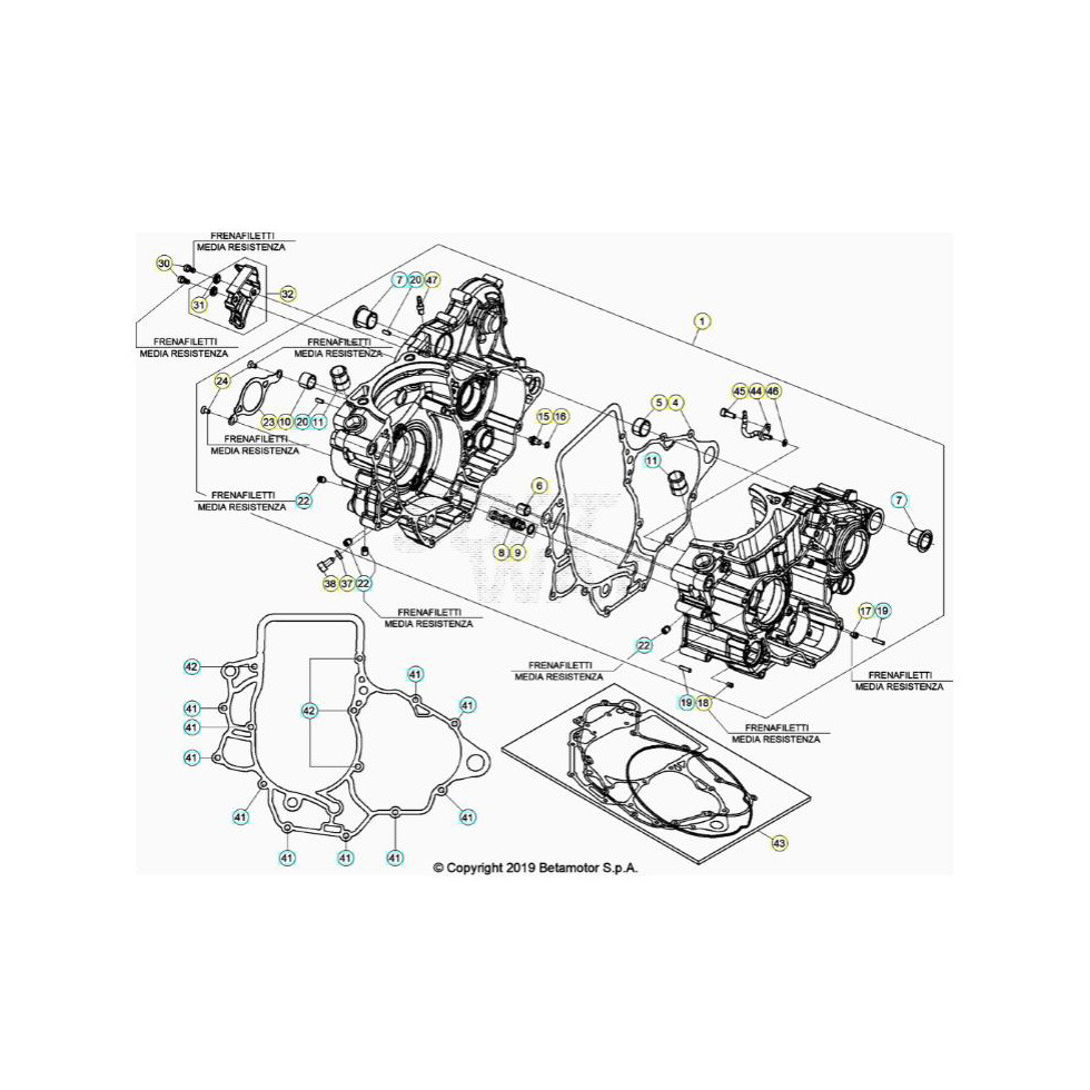 Beta RR430 25 Motorgehäuse 1