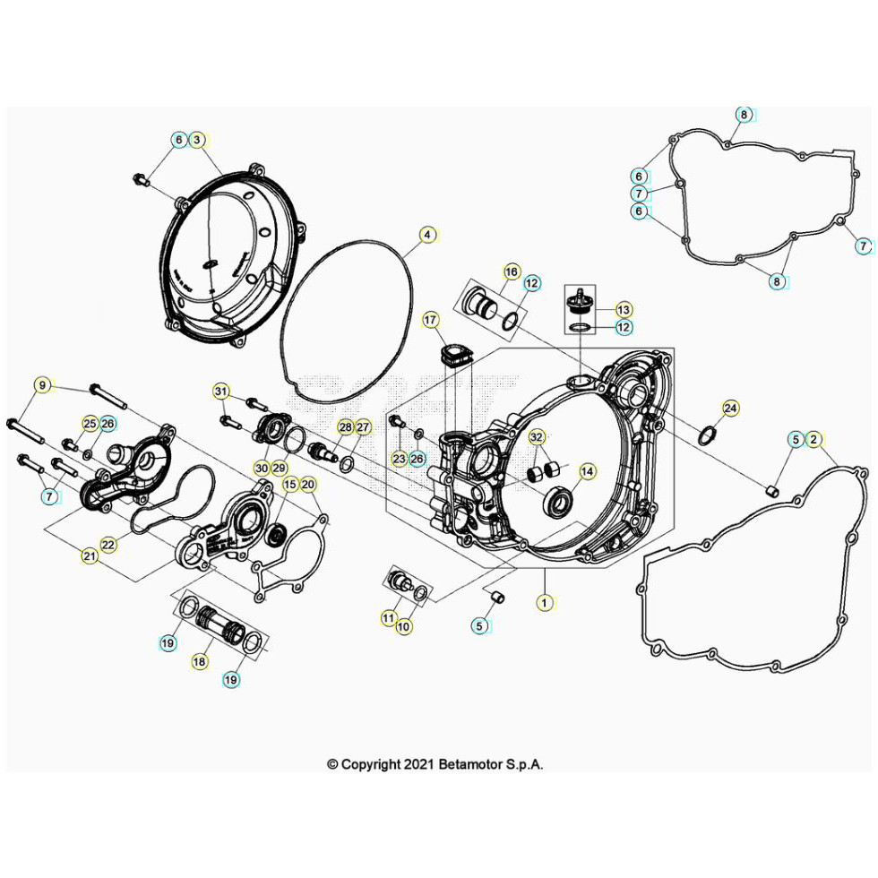 Beta RR300 26 Motorgehäuse 2