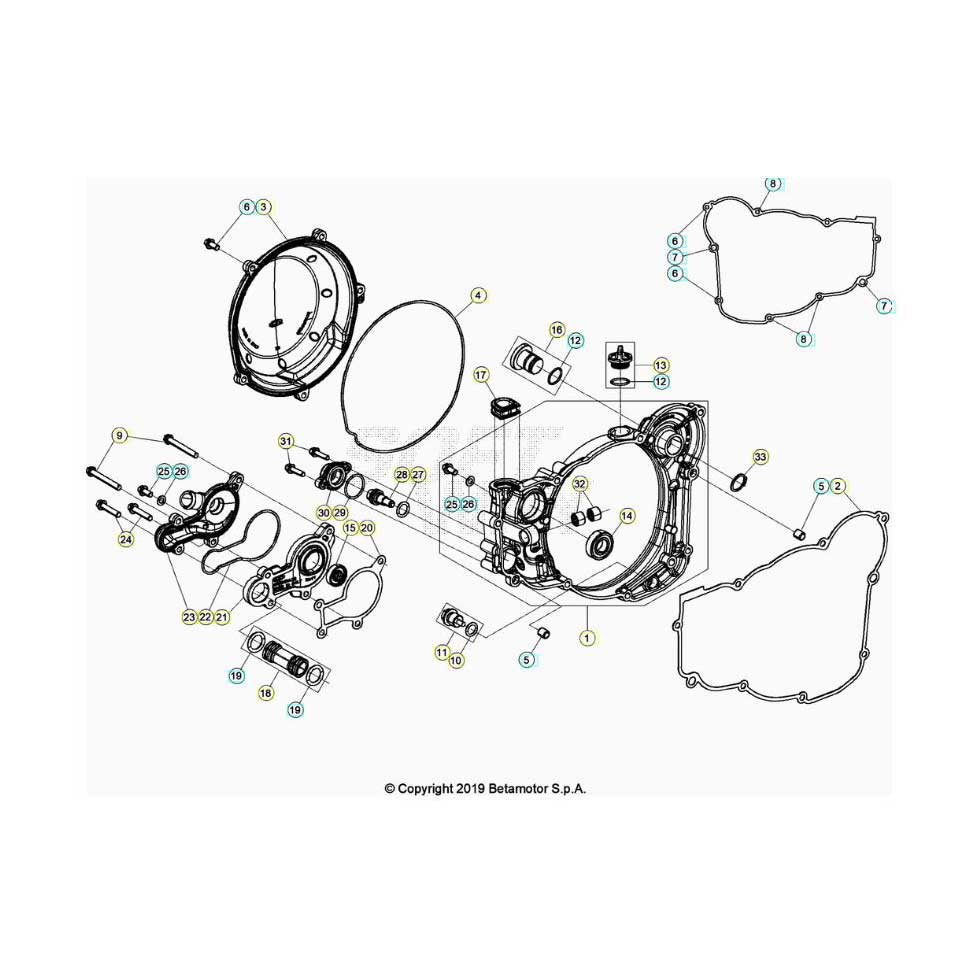 Beta RR300RC 26 Motorgehäuse 2