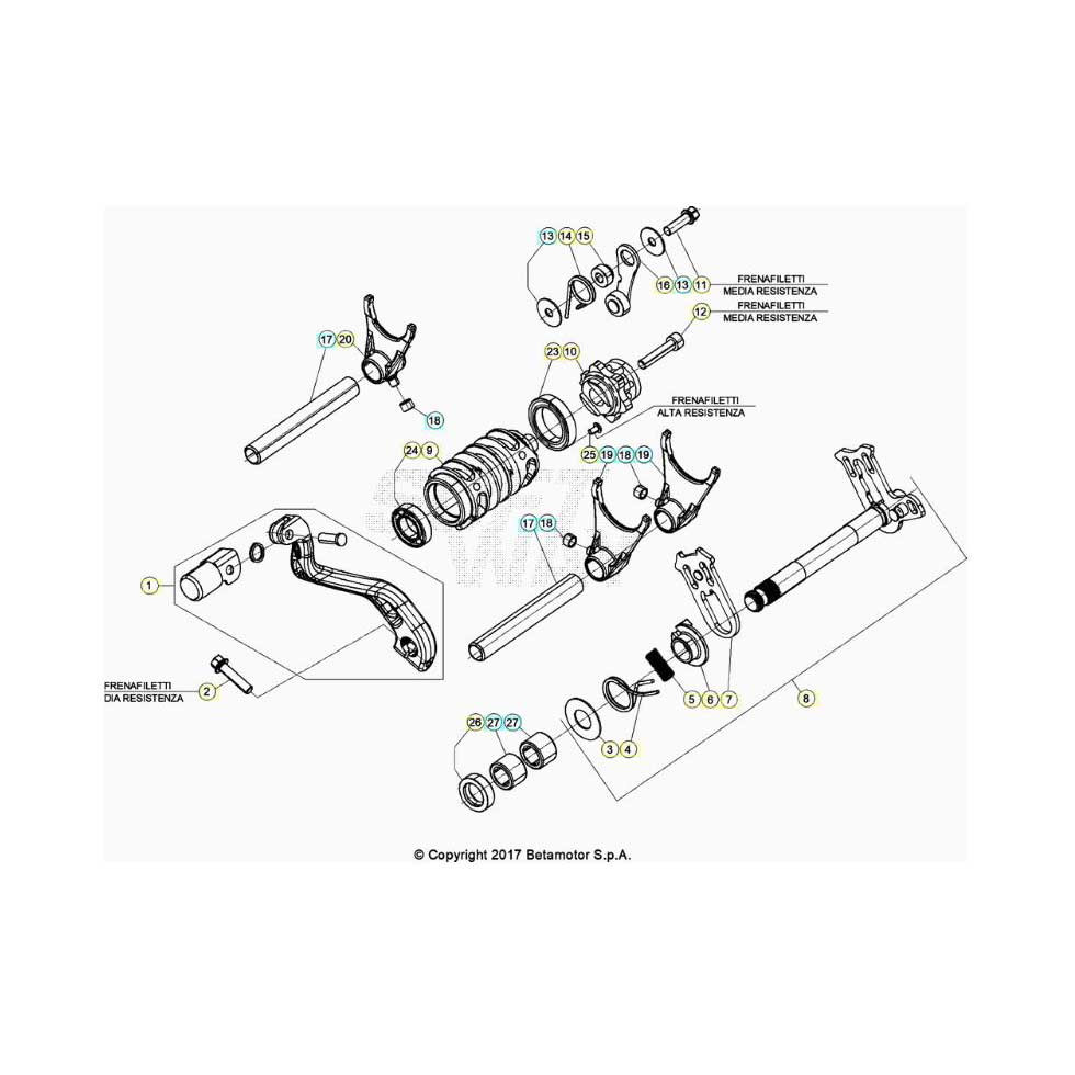 Beta RR125RC 26 Schaltung