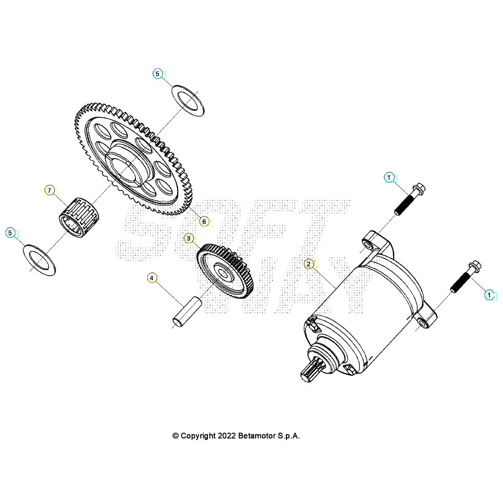 Beta RR125 LC T 24 Elektrostarter