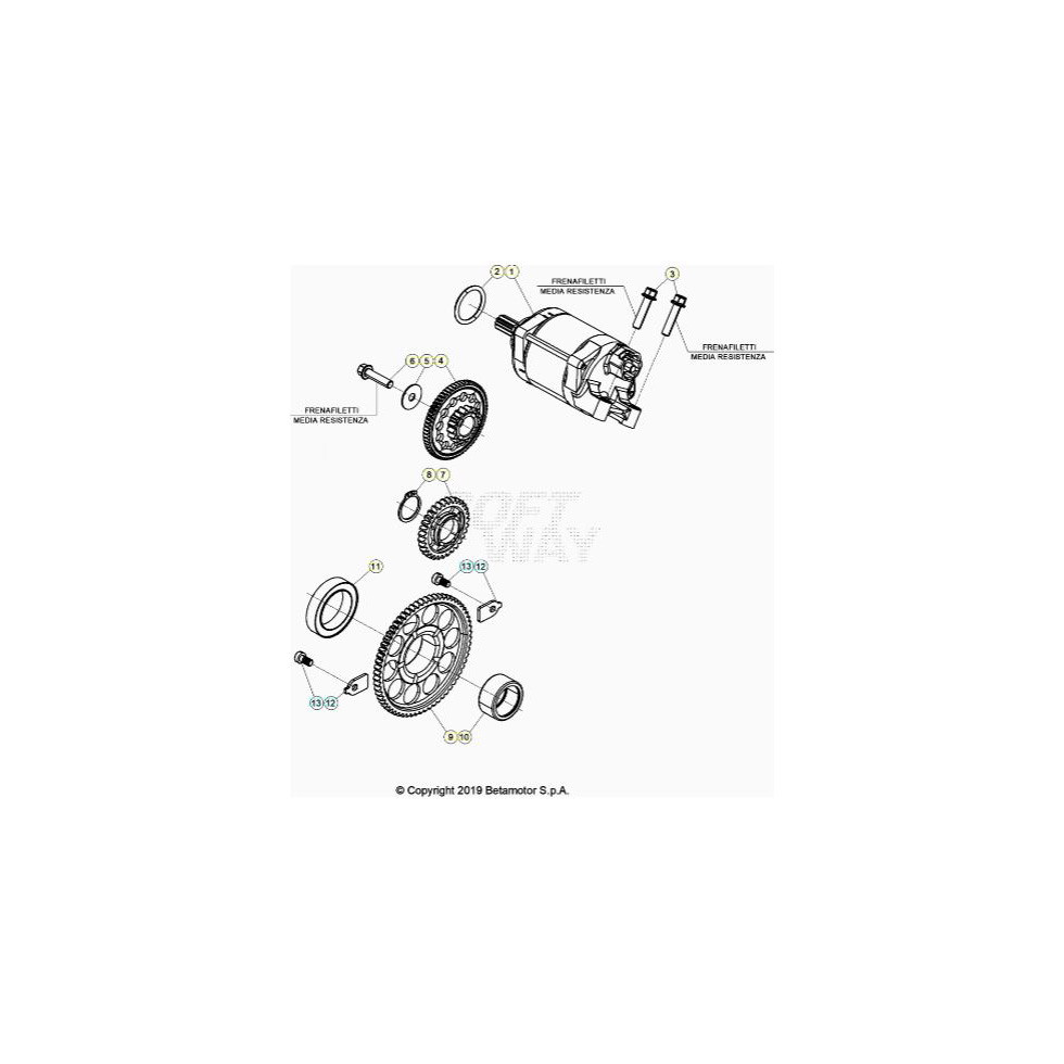 Beta RR430 25 Elektrostarter