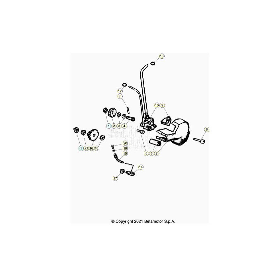 Beta RR50 Motard 24 Schmiersystem