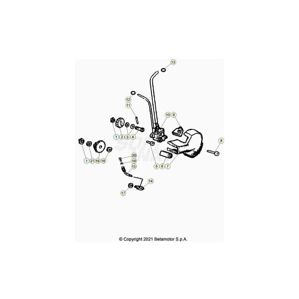 Beta RR50 Sport 24 Schmiersystem