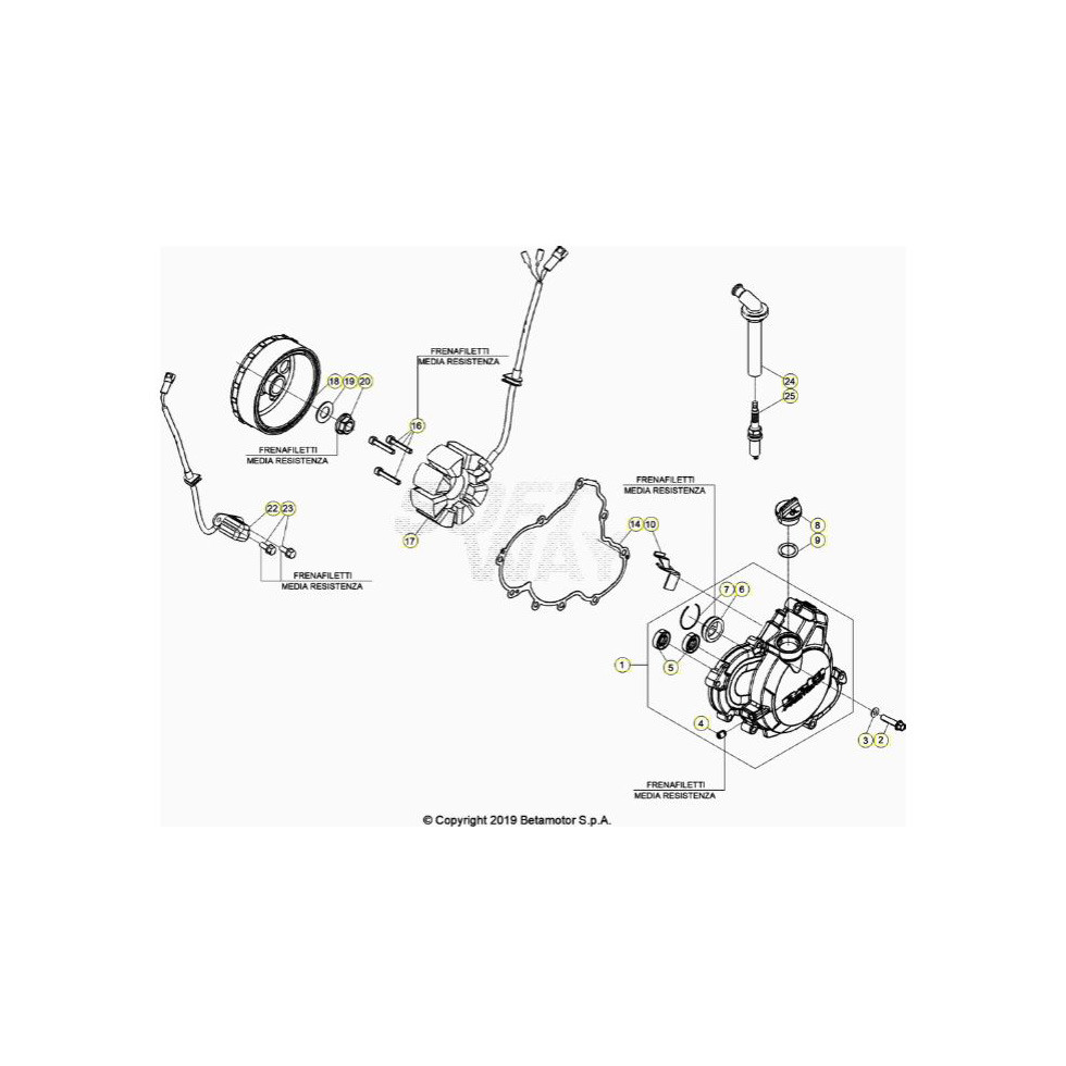 Beta RR430 26 Zündanlage