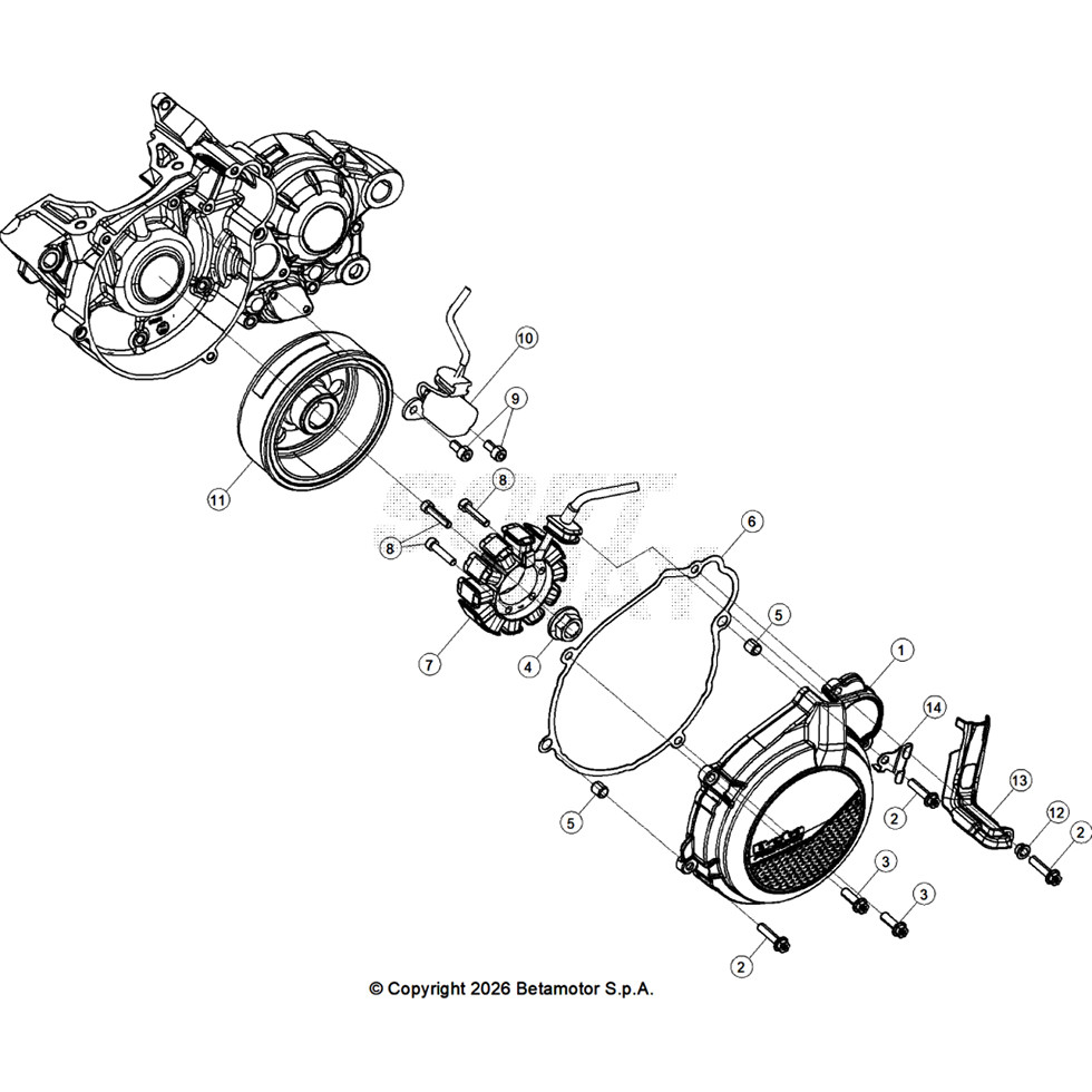 Beta SINCRO125 26 Zündanlage
