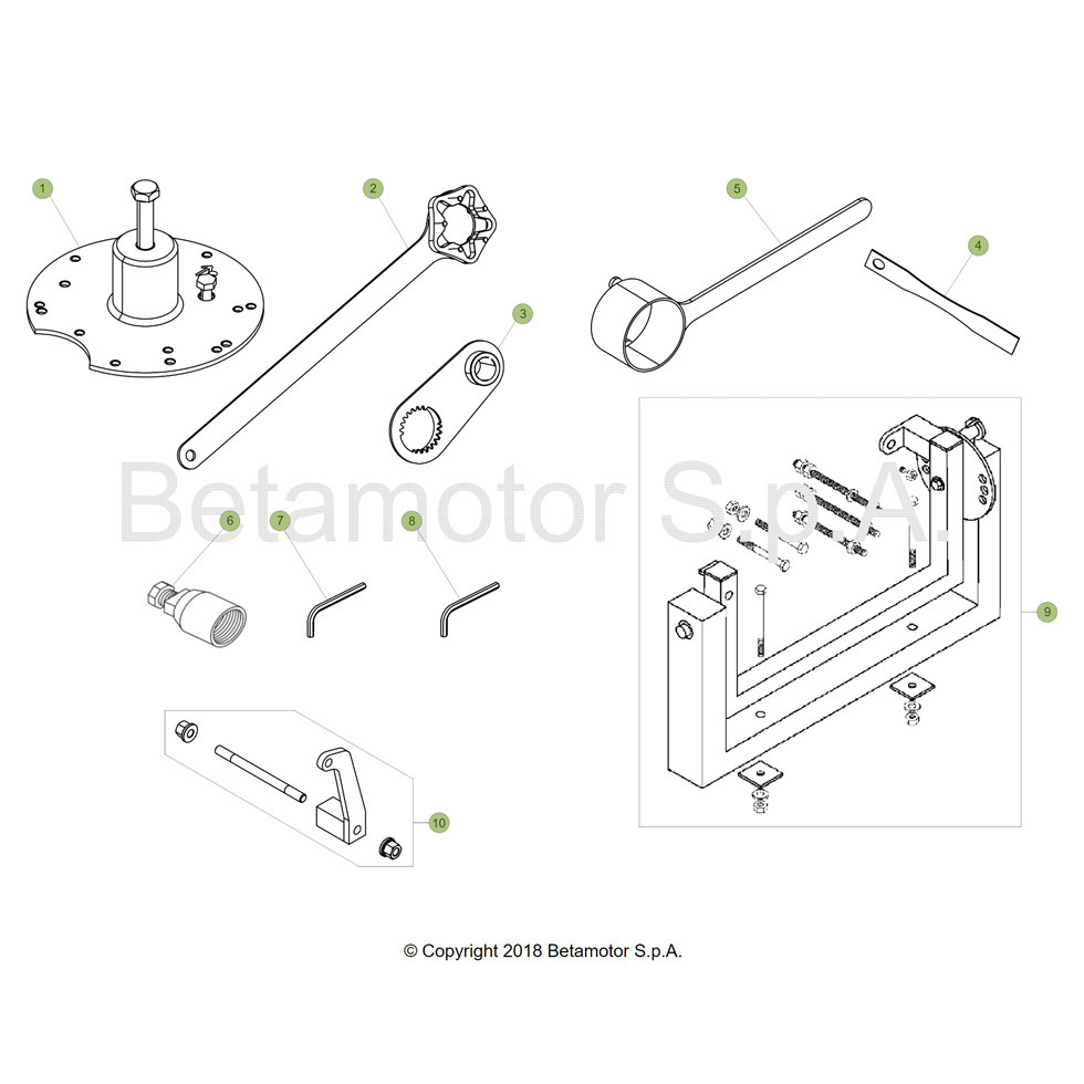 Beta RR125RC 19 Spezialwerkzeug