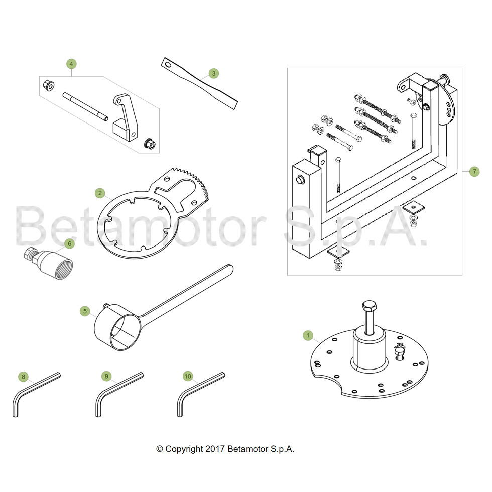 Beta RR250RC 19 Spezialwerkzeug
