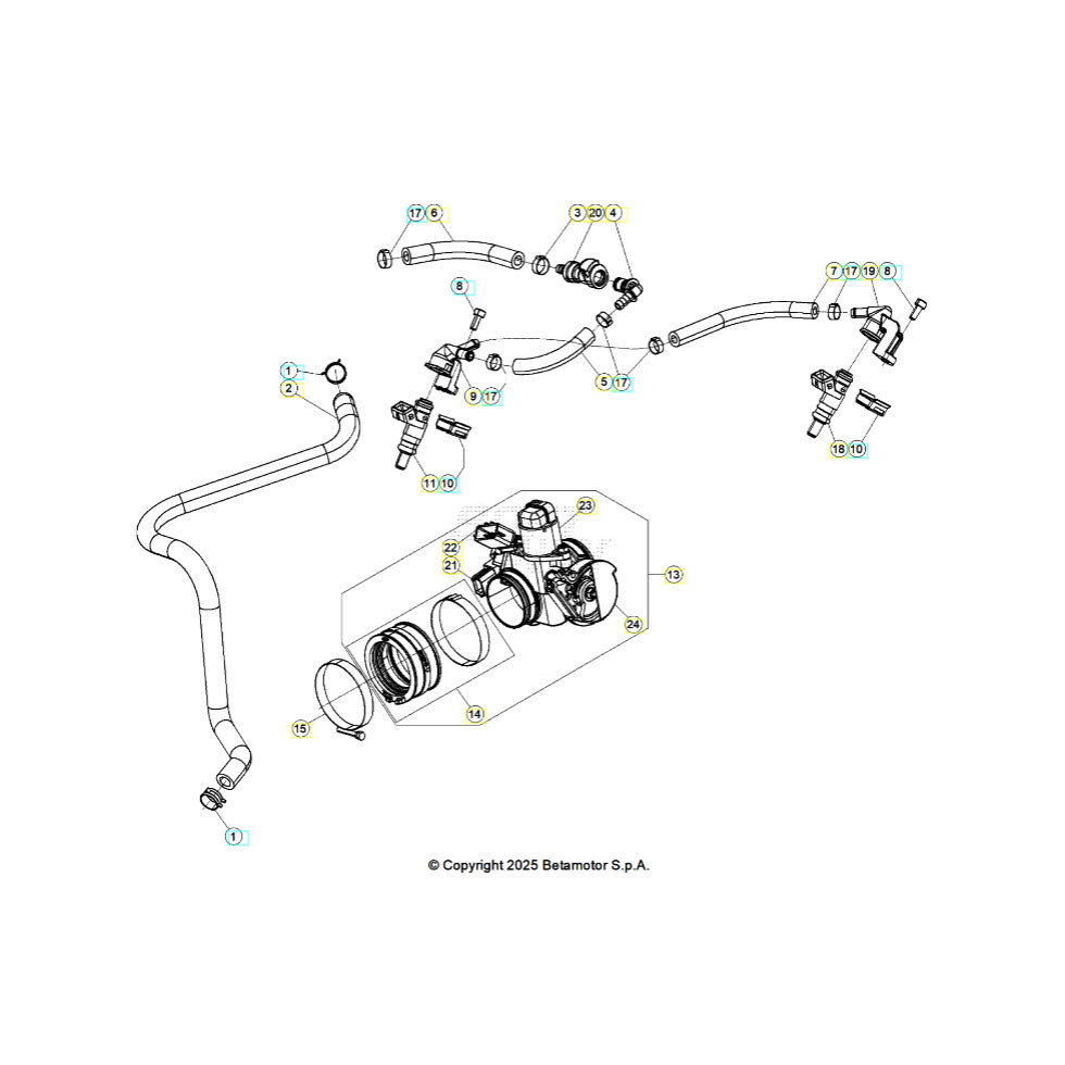 Beta RR350RC 26 4T Kraftstoffeinspritzung