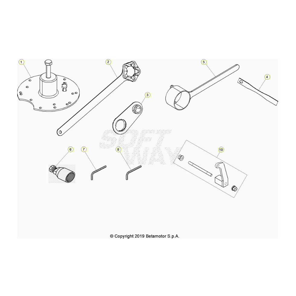 Beta RR125RC 24 Spezialwerkzeug