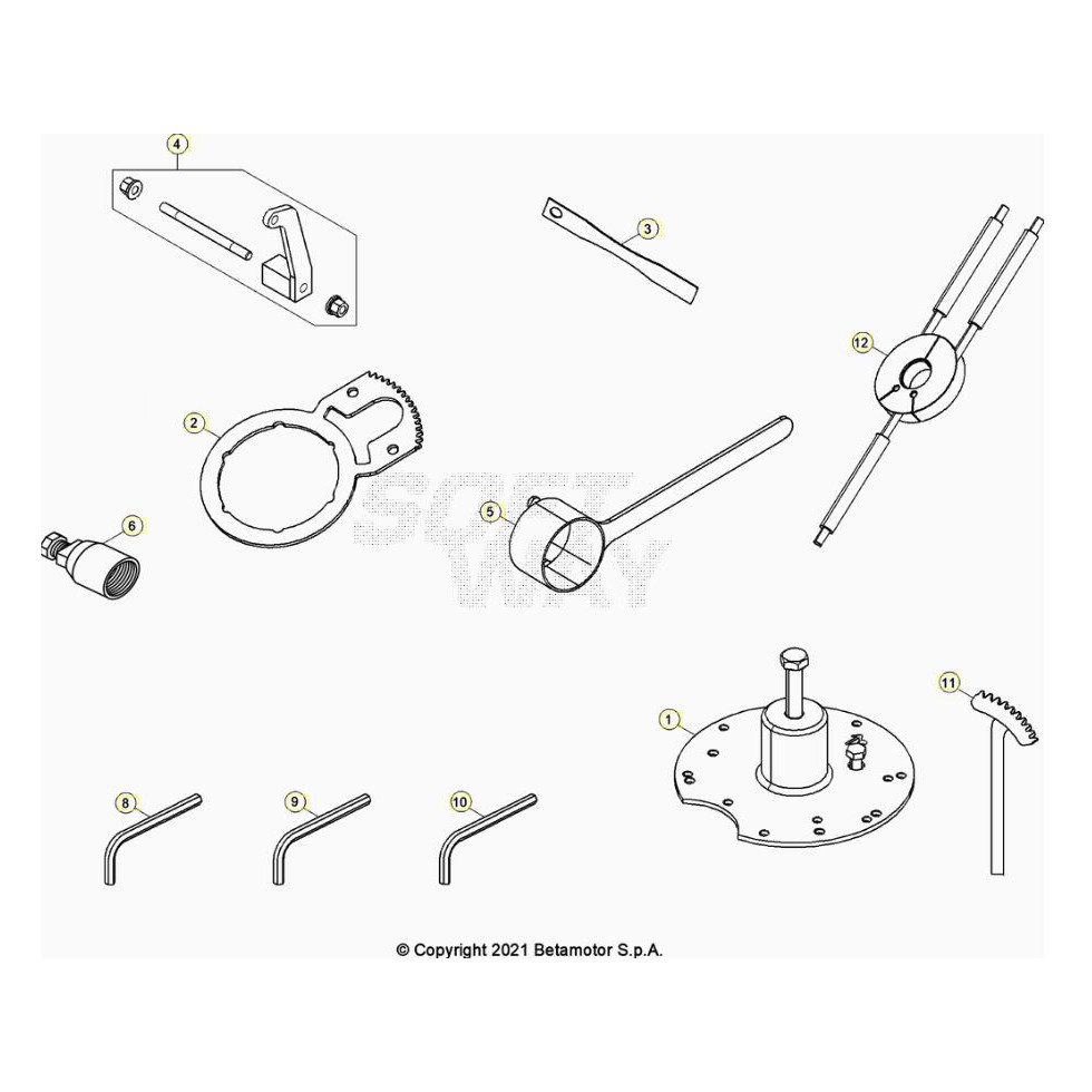 Beta RR250 26 Spezialwerkzeug