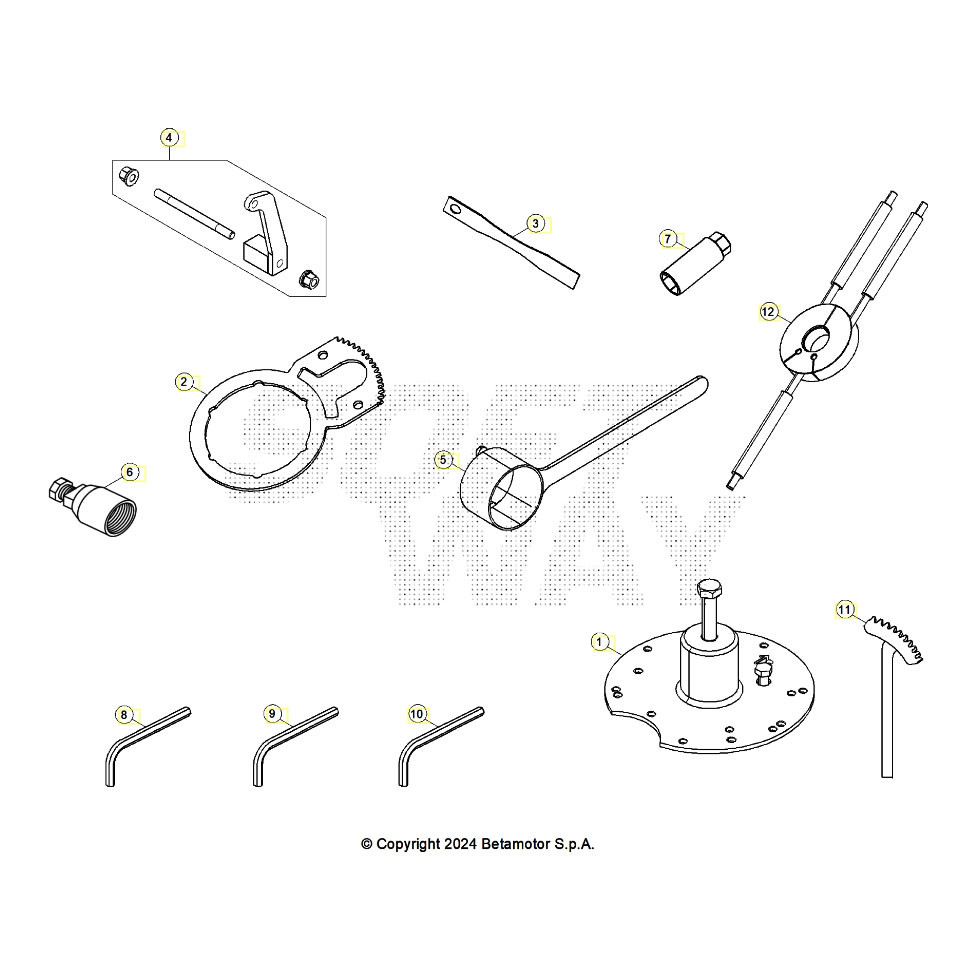 Beta RR250RC 26 Spezialwerkzeug