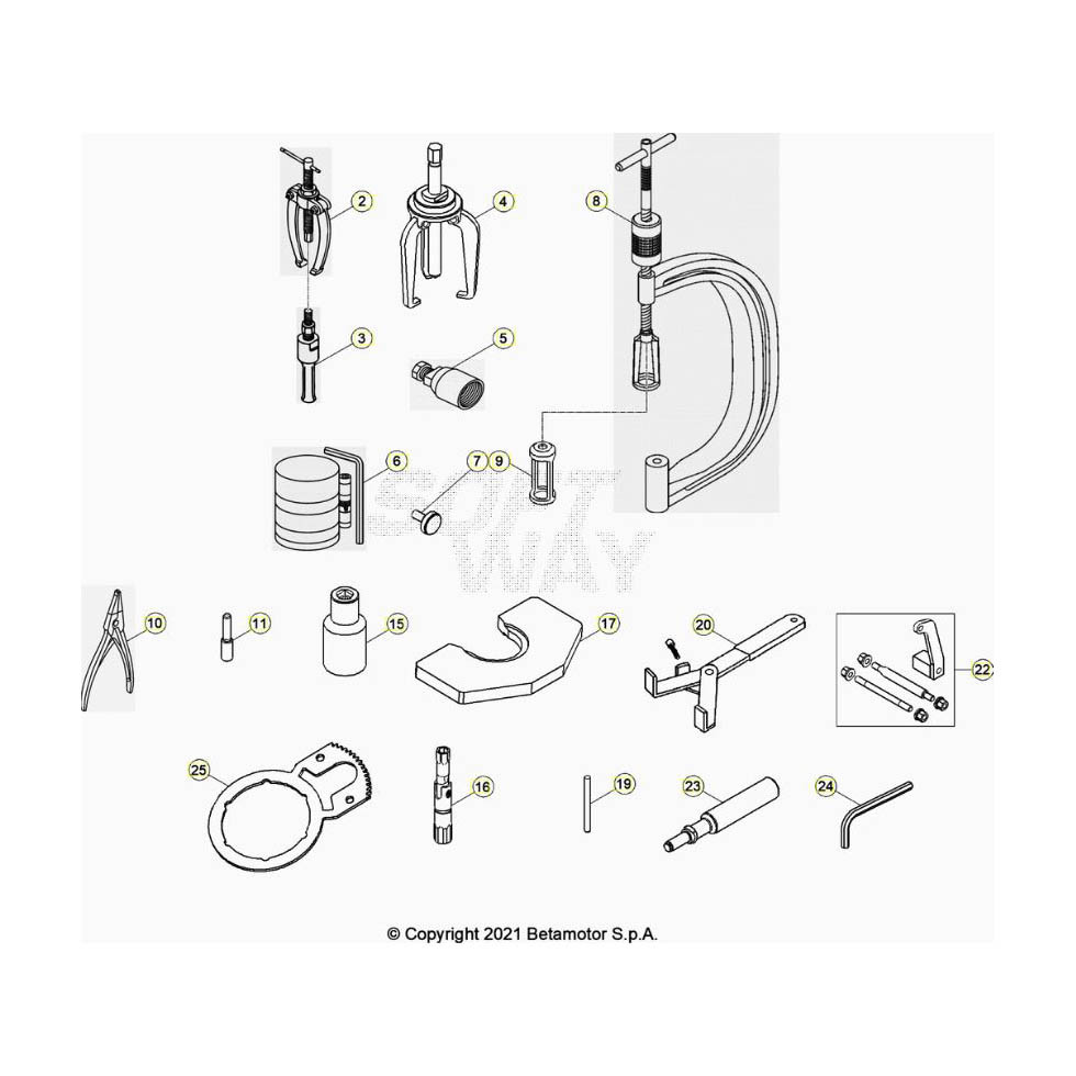 Beta RR430 26 Spezialwerkzeug